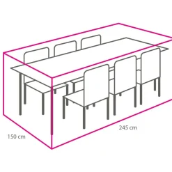 Winza Outdoor Covers  Premium tuinset hoes L 245 x 150 x 95