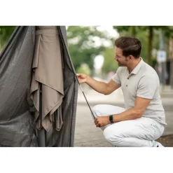 Winza Outdoor Covers Premium parasolhoes 275 x 70 antraciet
